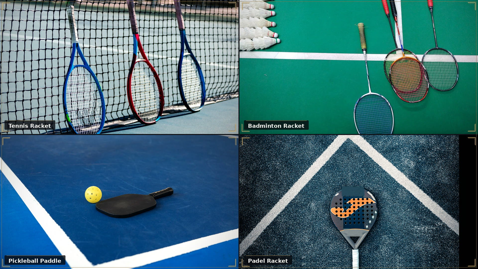 AmoySports — rackets and balls showcase