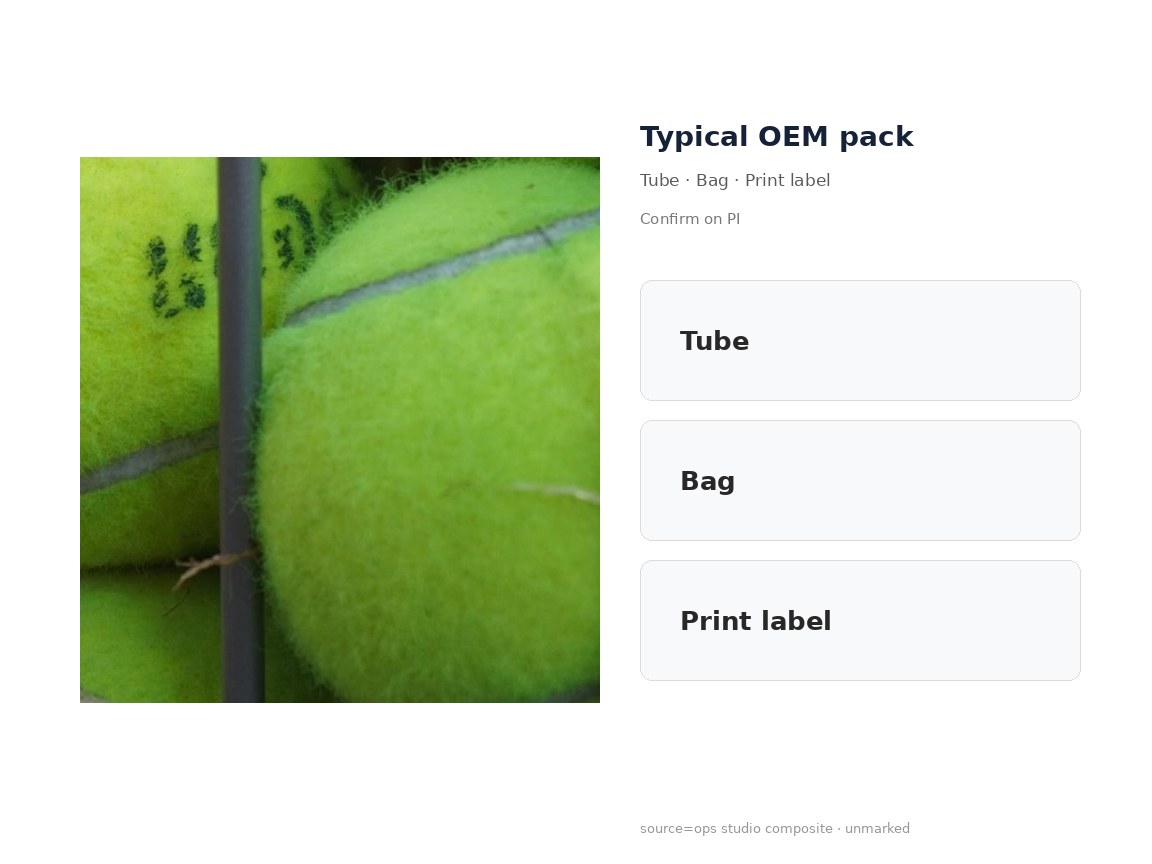 Packaging & labeling