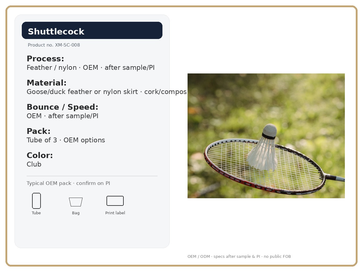 Spec card · key attributes