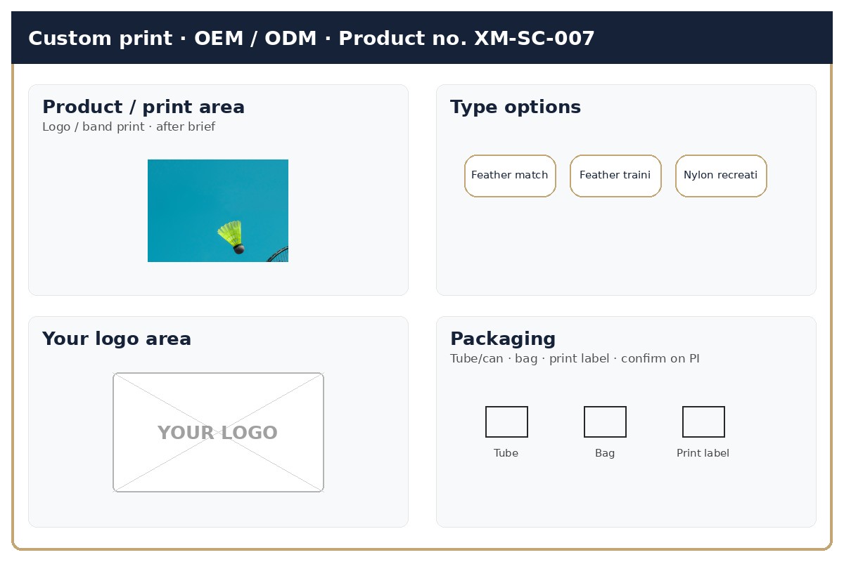 Custom print · OEM / ODM