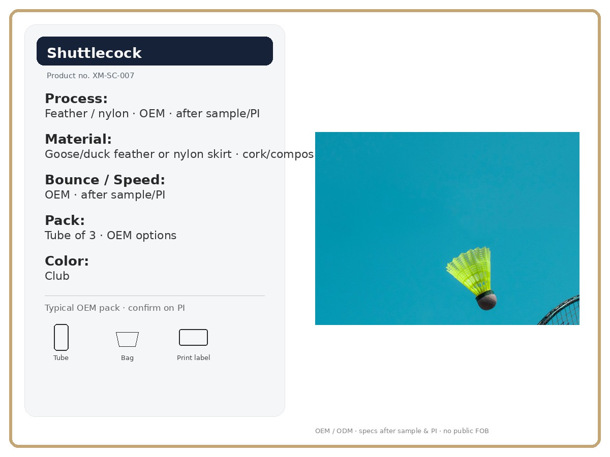 Spec card · key attributes