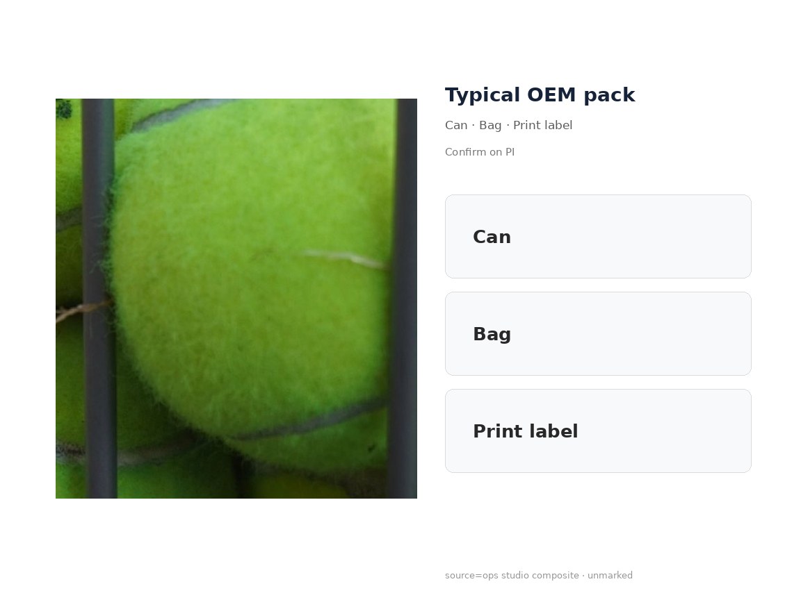 Packaging & labeling