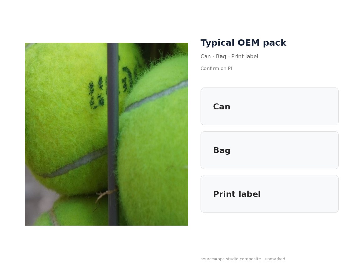 Packaging & labeling