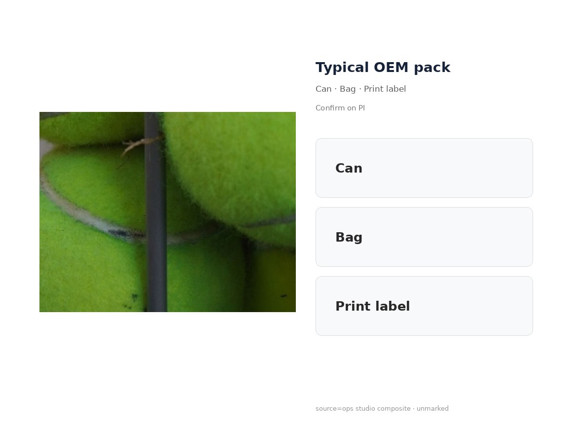Packaging & labeling