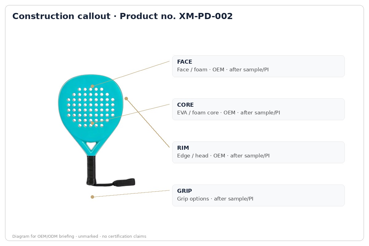 Construction · labeled callout