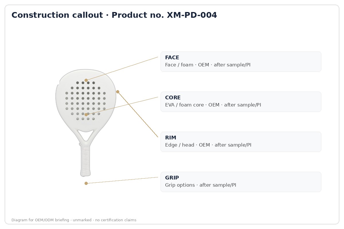 Construction · labeled callout
