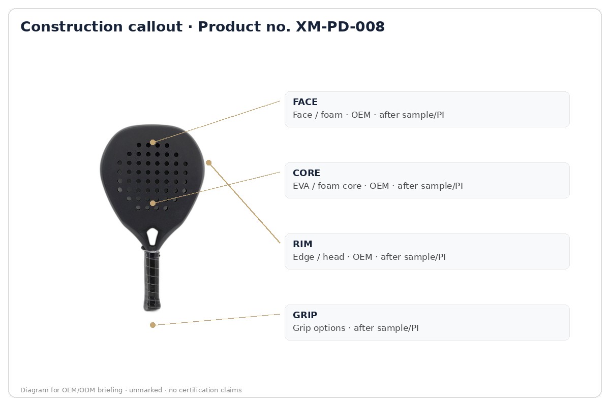 Construction · labeled callout