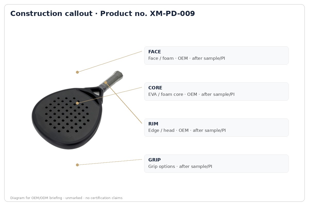 Construction · labeled callout