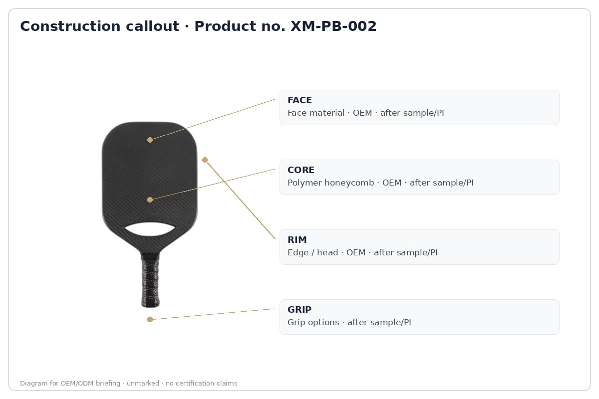 Construction · labeled callout