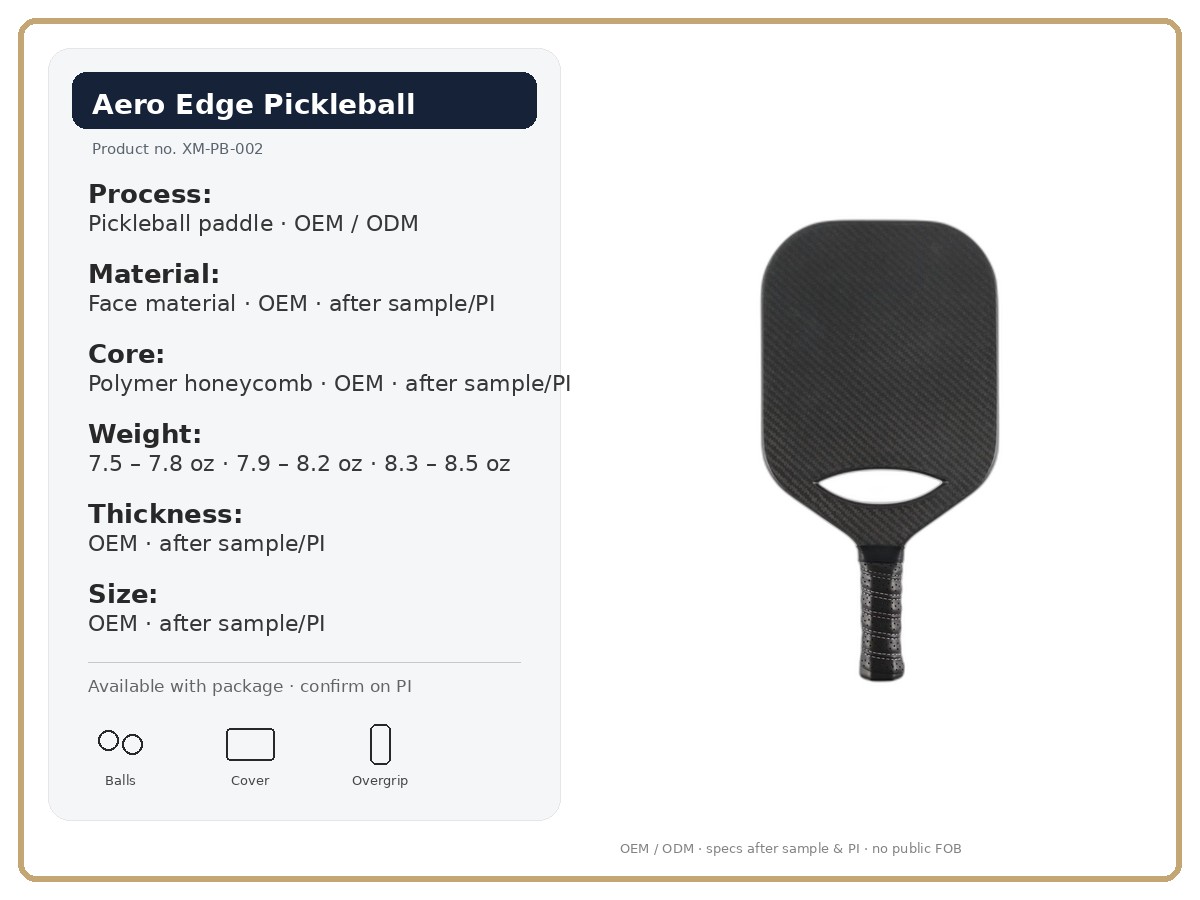 Spec card · key attributes