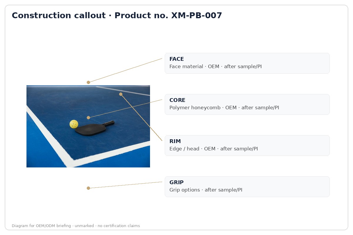 Construction · labeled callout