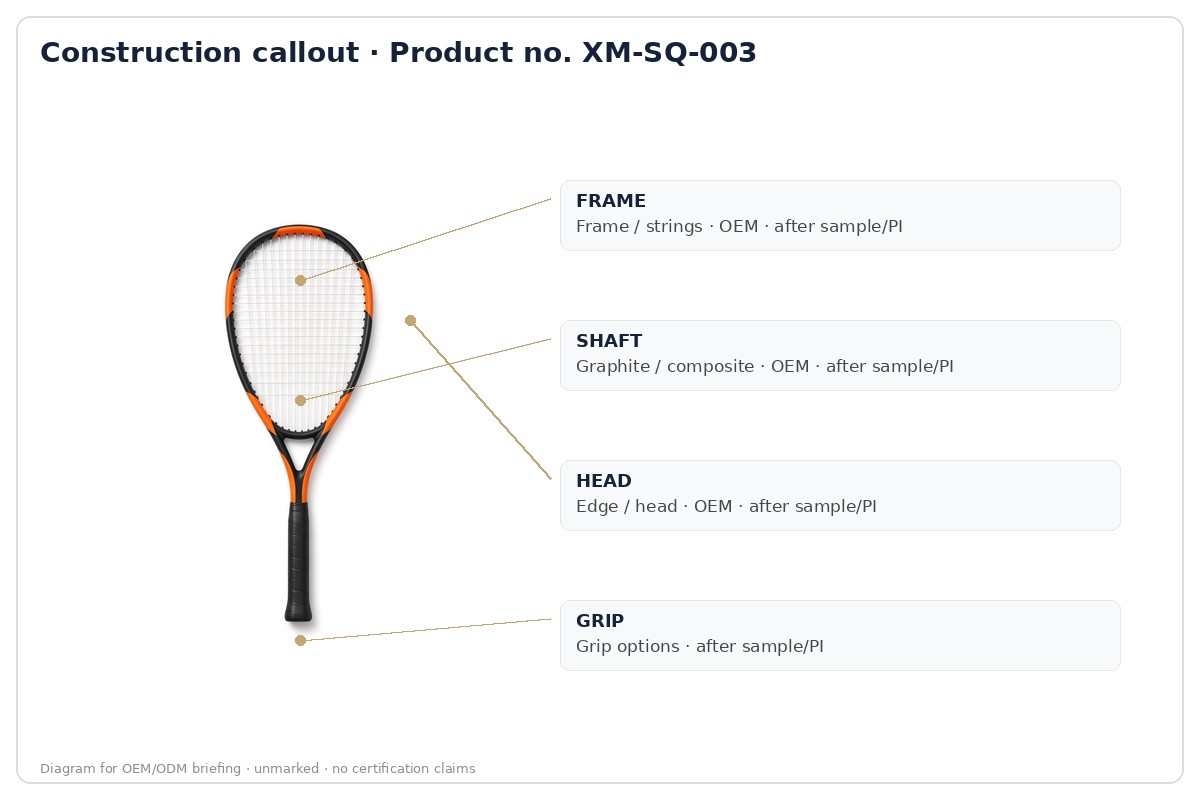 Construction · labeled callout