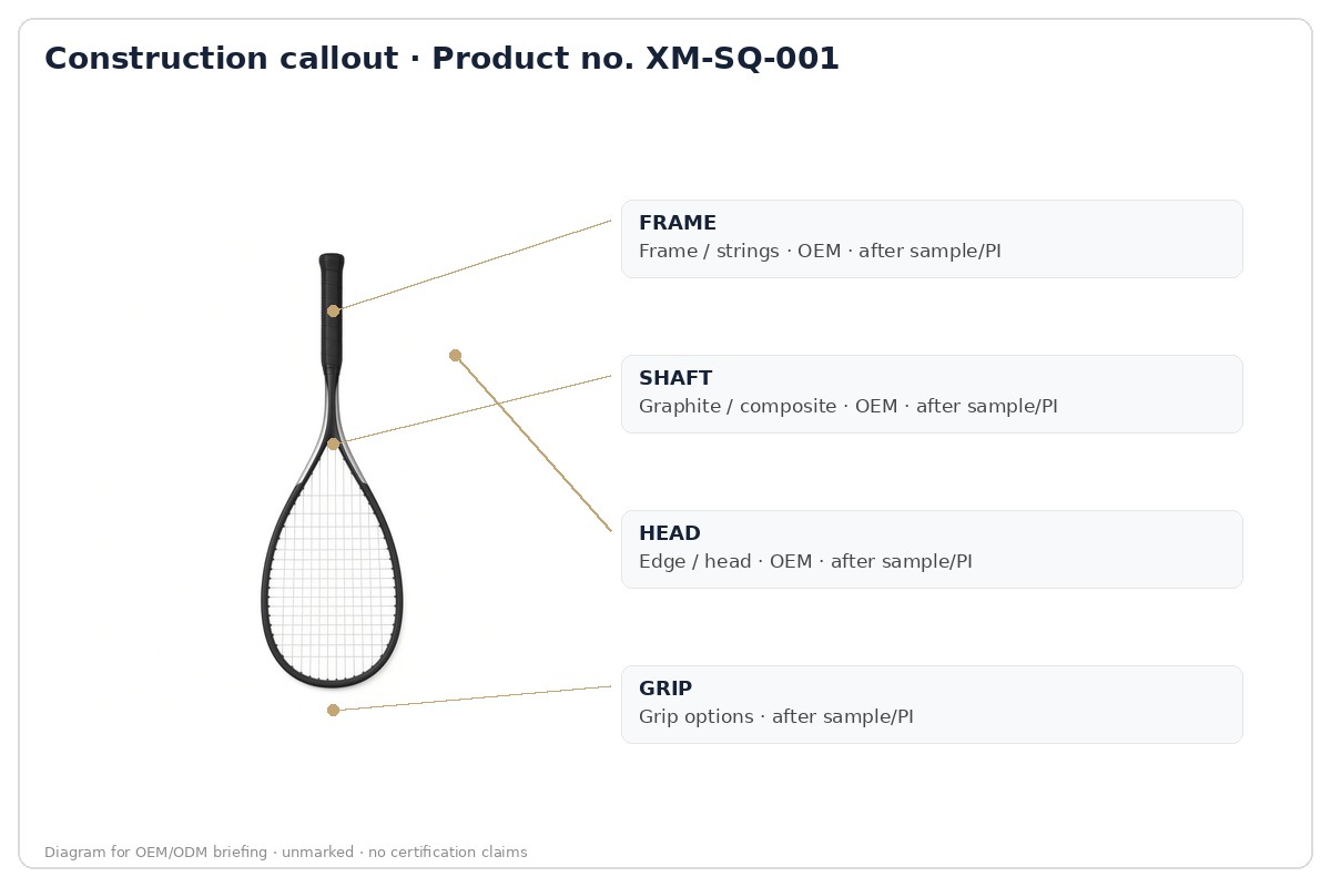 Construction · labeled callout