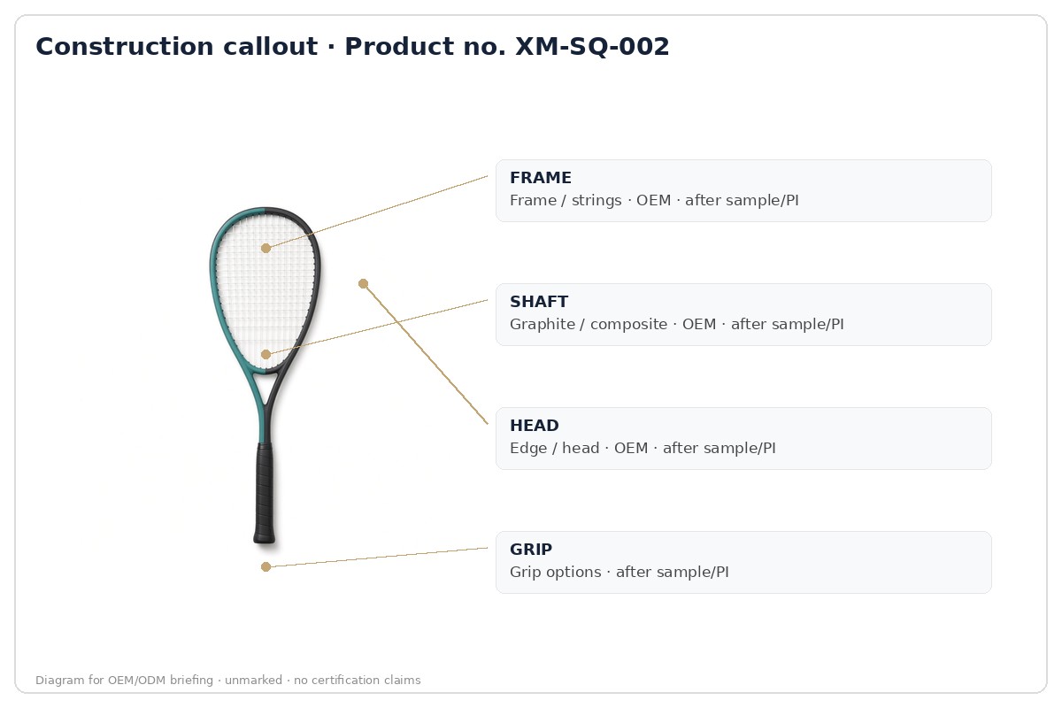 Construction · labeled callout