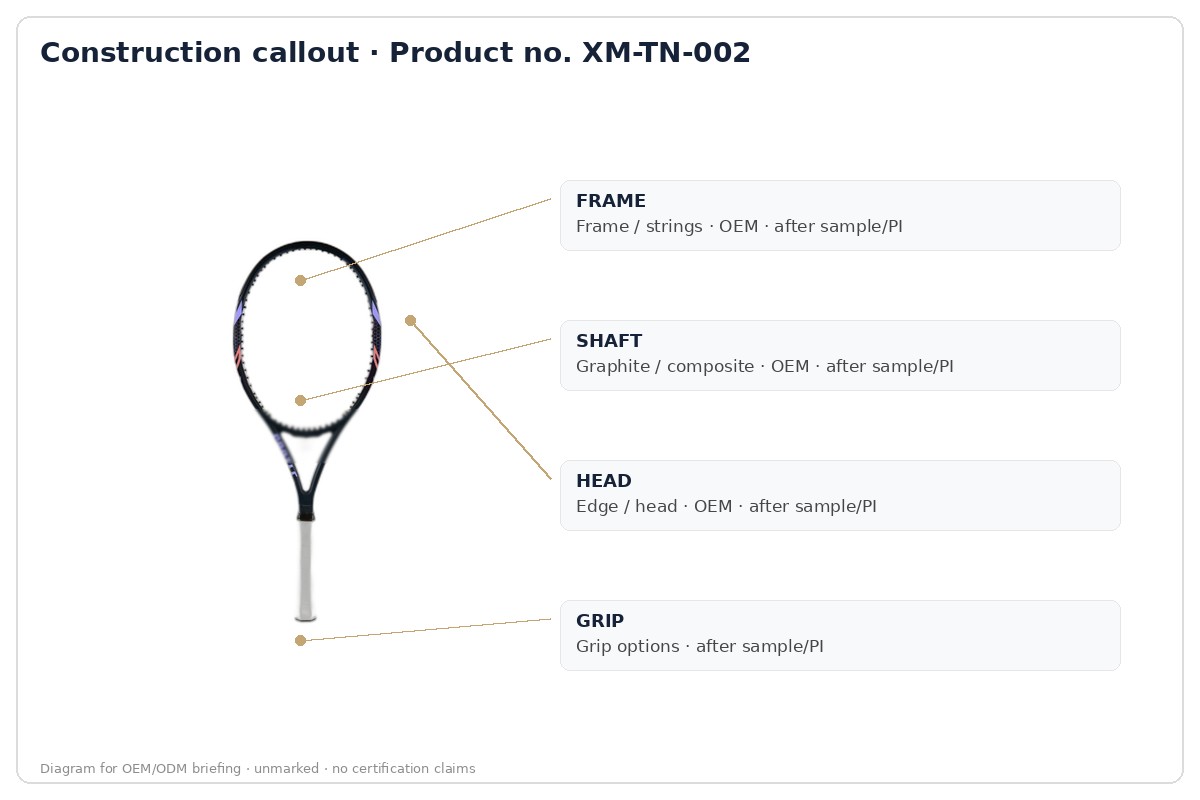 Construction · labeled callout