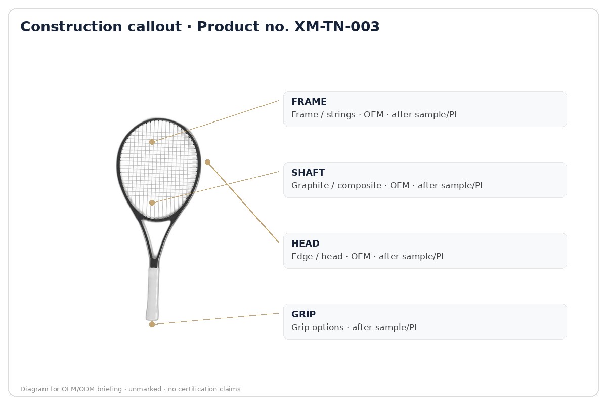 Construction · labeled callout