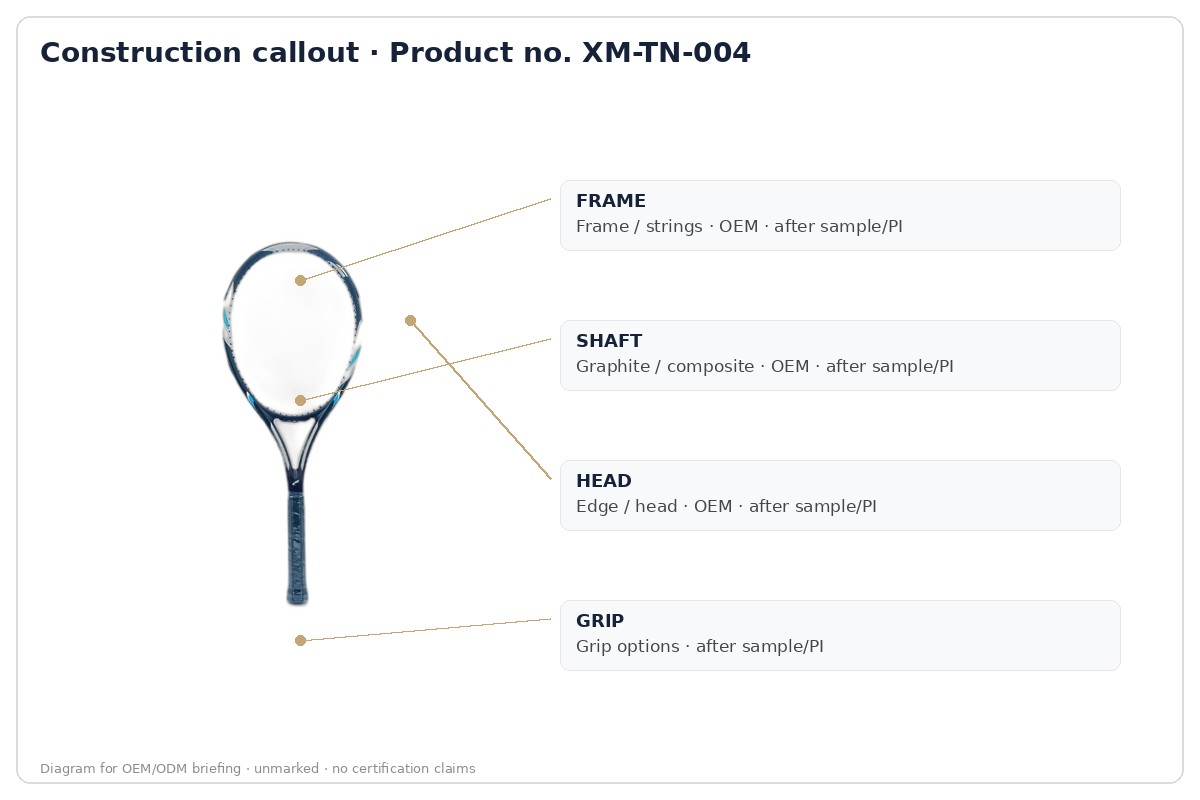 Construction · labeled callout