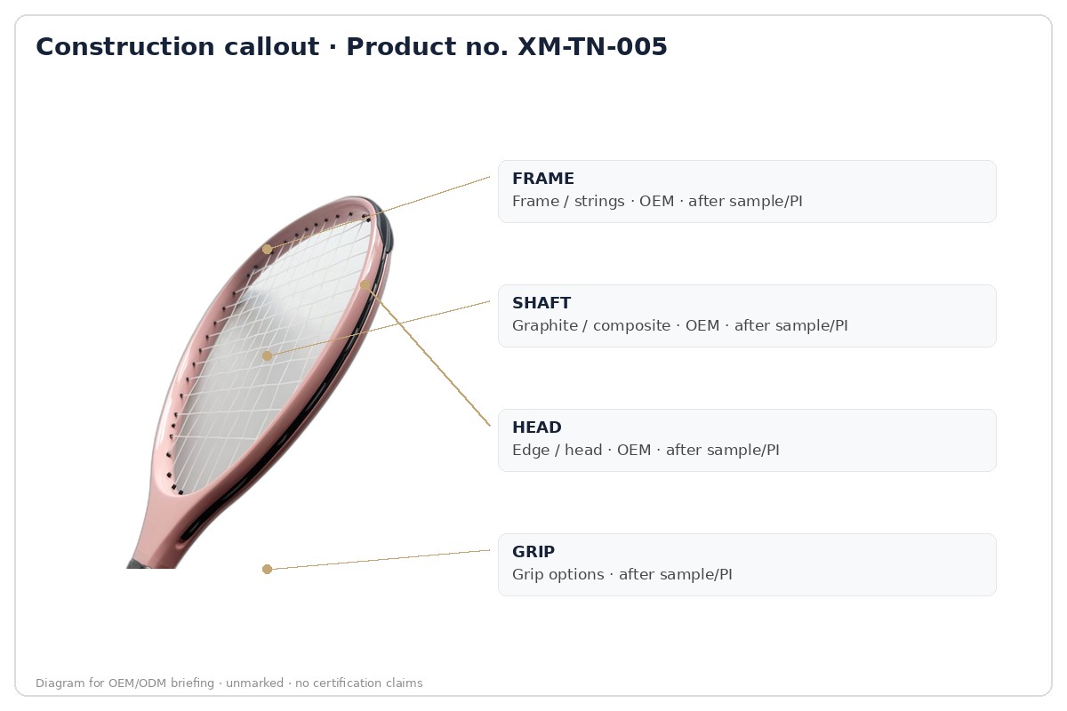 Construction · labeled callout