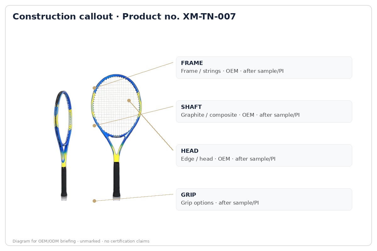 Construction · labeled callout