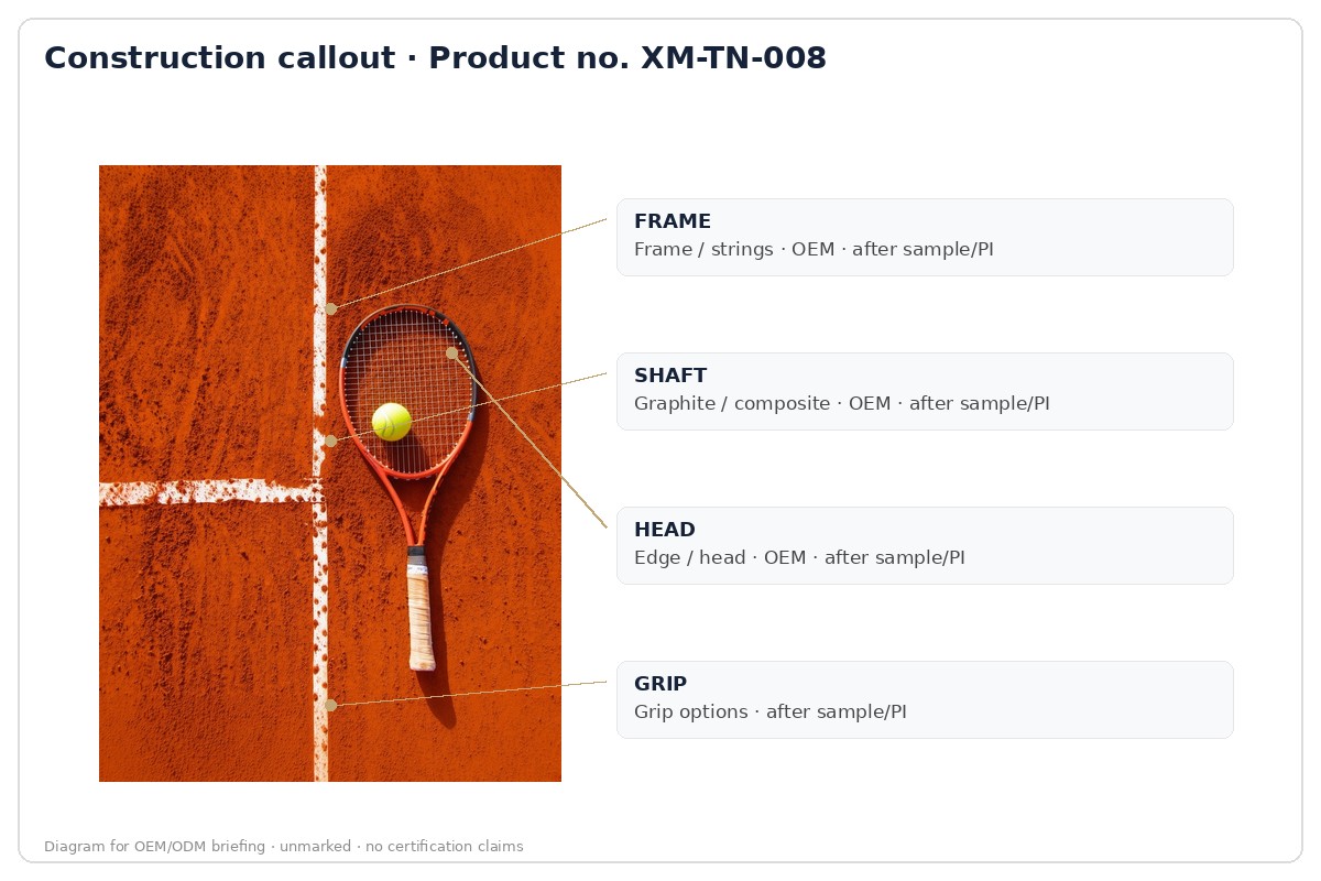 Construction · labeled callout